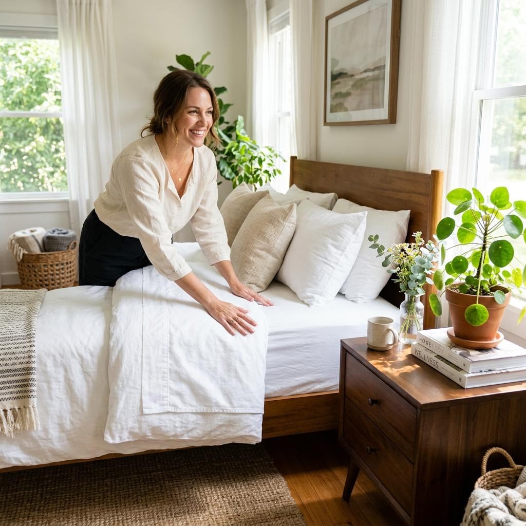 Clean bedroom